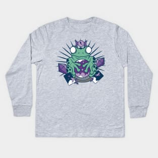 Froggy Fortune Kids Long Sleeve T-Shirt